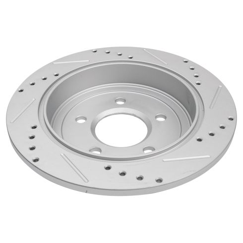 Chevrolet Buick Pontiac Olds Rear Ceramic Premium G-Coated Brake Pad & Rotor Kit with Pad Wear Sensor TRQ Performance BKA21732