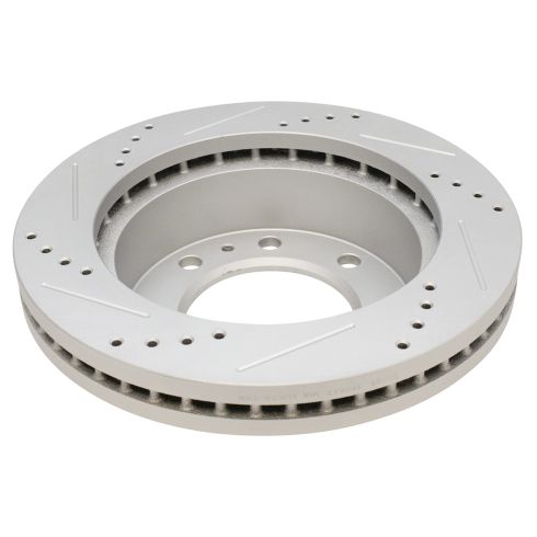 Chevrolet GMC Hummer Front Ceramic Premium G-Coated Brake Pad & Rotor Kit TRQ Performance BKA21742