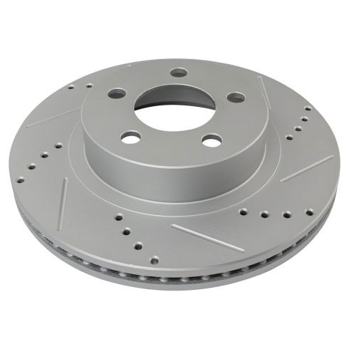2001-02 Ford Explorer Sport 4 Wheel Drive Front & Rear 4 Piece Premium G-Coated Performance Brake Rotor Set with Pad Wear Sensor TRQ Performance BRA22164
