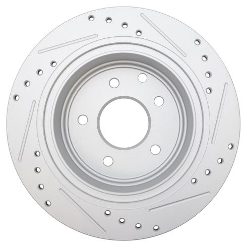 Nissan Sentra Front & Rear 4 Piece Premium G-Coated Brake Rotor Set TRQ Performance BRA22180