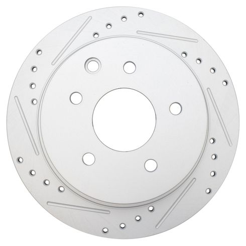 Nissan Sentra Front & Rear 4 Piece Premium G-Coated Brake Rotor Set TRQ Performance BRA22180