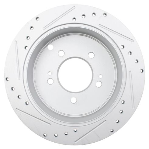 Hyundai Tucson Kia Sportage Front & Rear 4 Piece Premium G-Coated Brake Rotor Set TRQ Performance BRA22130