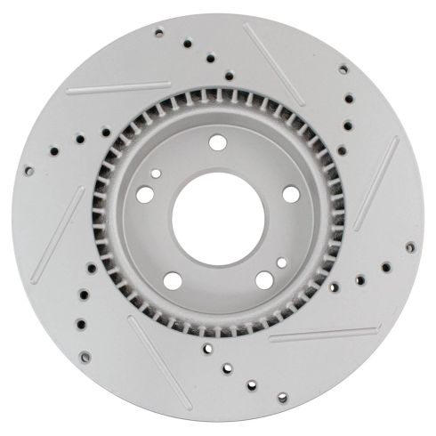 Hyundai Tucson Kia Sportage Front & Rear 4 Piece Premium G-Coated Brake Rotor Set TRQ Performance BRA22130