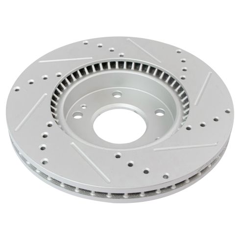 Hyundai Tucson Kia Sportage Front & Rear 4 Piece Premium G-Coated Brake Rotor Set TRQ Performance BRA22130