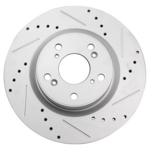 2012-16 Honda CR-V Front Wheel Drive Front & Rear 4 Piece Premium G-Coated Performance Brake Rotor Set TRQ Performance BRA22138