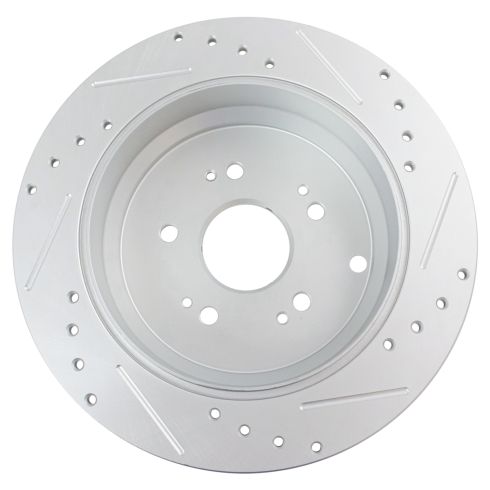 2012-16 Honda CR-V Front Wheel Drive Front & Rear 4 Piece Premium G-Coated Performance Brake Rotor Set TRQ Performance BRA22138