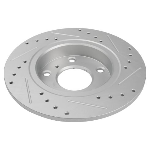 Mazda 3 CX-3 Front & Rear 4 Piece Premium G-Coated Brake Rotor Set TRQ Performance BRA22152