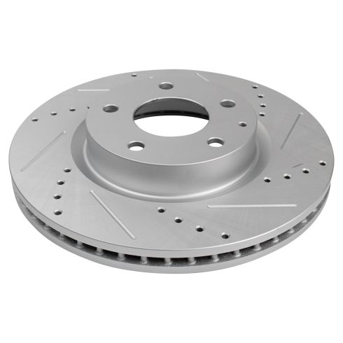 Mazda 3 CX-3 Front & Rear 4 Piece Premium G-Coated Brake Rotor Set TRQ Performance BRA22152