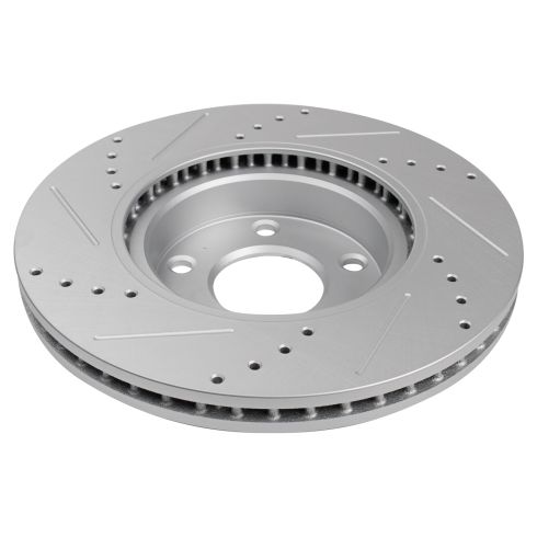 Mazda 3 CX-3 Front & Rear 4 Piece Premium G-Coated Brake Rotor Set TRQ Performance BRA22152