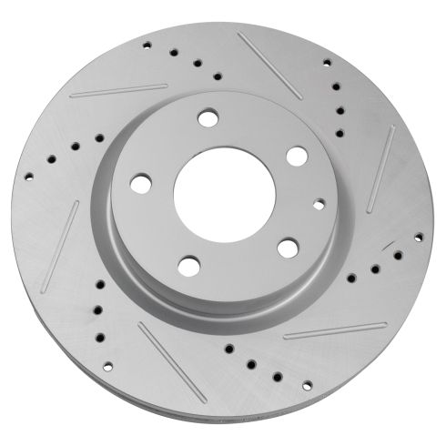 Mazda 3 CX-3 Front & Rear 4 Piece Premium G-Coated Brake Rotor Set TRQ Performance BRA22152