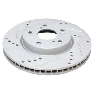 Honda Accord HR-V Front Ceramic Premium G-Coated Brake Pad & Rotor Kit with Calipers TRQ Performance BKA25818