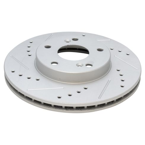 Honda Accord Front Ceramic Premium G-Coated Brake Pad & Rotor Kit with Calipers TRQ Performance BKA25955