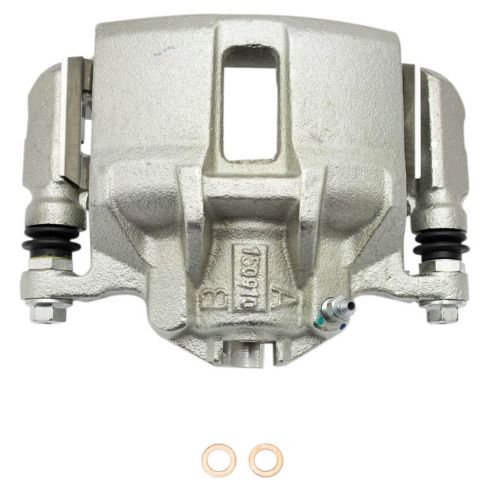 Honda Accord Front Ceramic Premium G-Coated Brake Pad & Rotor Kit with Calipers TRQ Performance BKA25955 - Image 6