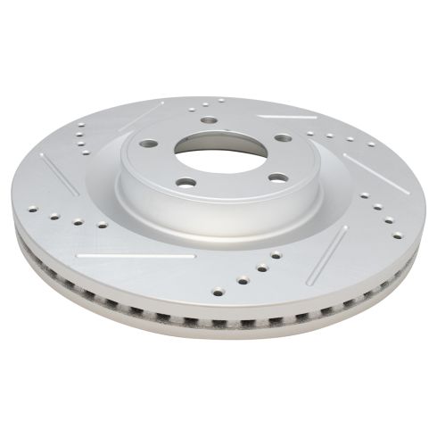 Ford Edge Lincoln MKX Front Ceramic Premium G-Coated Brake Pad & Rotor Kit with Calipers TRQ Performance BKA25973