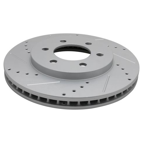 2003-06 Ford Expedition Lincoln Navigator Front Ceramic Premium G-Coated Brake Pad & Rotor Kit with Calipers TRQ Performance BKA26087
