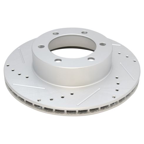 Toyota 4Runner Front Ceramic Premium G-Coated Brake Pad & Rotor Kit with Calipers TRQ Performance BKA26135