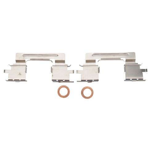 Toyota Camry Front Semi-Metallic Premium G-Coated Brake Pad & Rotor Kit with Calipers TRQ Performance BKA26264