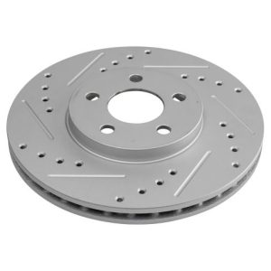 Chrysler PT Cruiser Front Semi-Metallic Premium G-Coated Brake Pad & Rotor Kit with Calipers TRQ Performance BKA26299