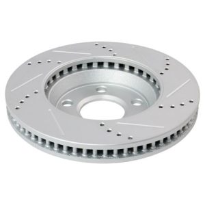 Chevrolet Buick Pontiac Saturn Front Semi-Metallic Premium G-Coated Brake Pad & Rotor Kit with Calipers TRQ Performance BKA26303