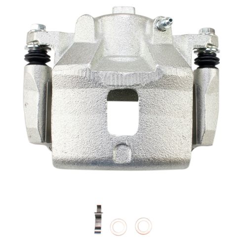 2007-08 Pontiac G5 L4 2.2L Front with 15 Inch Wheels with Brake Code JL9 with 5 Lug Wheels Semi-Metallic Premium G-Coated Performance Brake Pad & Rotor Kit with Calipers TRQ Performance BKA26335 - Image 6