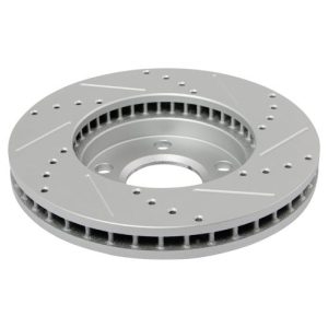 Cadillac Front Semi-Metallic Premium G-Coated Brake Pad & Rotor Kit with Calipers TRQ Performance BKA26358