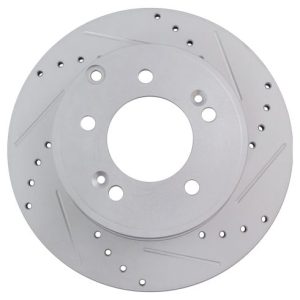 Hyundai Azera Kia Optima Rear Ceramic Premium G-Coated Brake Pad & Rotor Kit with Calipers TRQ Performance BKA26837