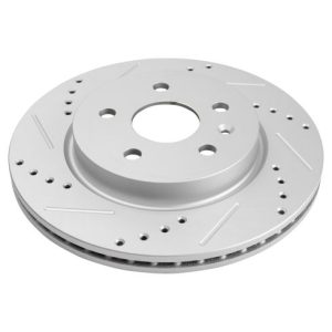 Chevrolet Buick Rear Ceramic Premium G-Coated Brake Pad & Rotor Kit with Calipers TRQ Performance BKA26842