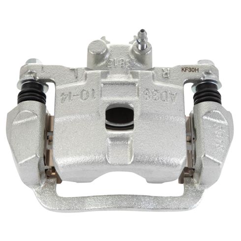 Subaru Forester Impreza Rear Ceramic Premium G-Coated Brake Pad & Rotor Kit with Calipers TRQ Performance BKA26911