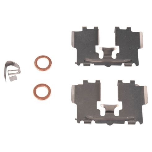 Toyota Avalon Camry Rear Ceramic Premium G-Coated Brake Pad & Rotor Kit with Calipers TRQ Performance BKA26929