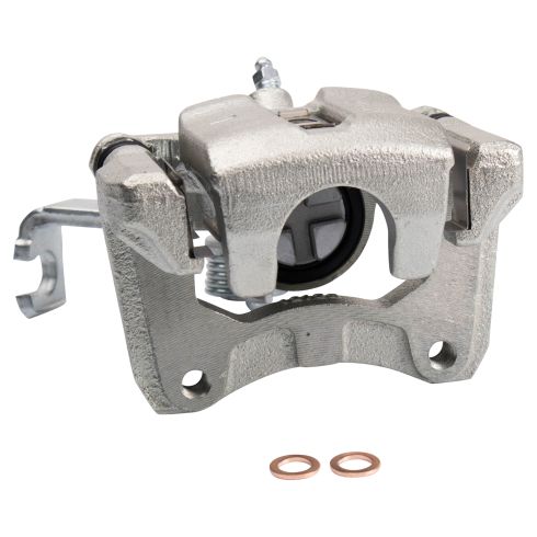 Suzuki SX4 Rear Ceramic Premium G-Coated Brake Pad & Rotor Kit with Calipers TRQ Performance BKA26950