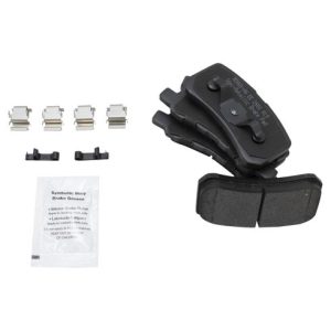 Mitsubishi Outlander Rear Semi-Metallic Premium G-Coated Brake Pad & Rotor Kit with Calipers TRQ Performance BKA26955