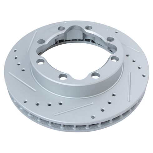 Chevrolet K2500 Suburban K1500 Front Ceramic Premium G-Coated Brake Pad & Rotor Kit with Performance Calipers TRQ Performance BKA33539 - Image 2