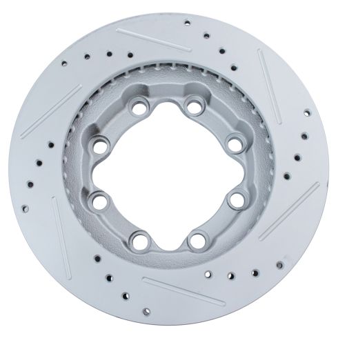 Chevrolet K2500 Suburban K1500 Front Ceramic Premium G-Coated Brake Pad & Rotor Kit with Performance Calipers TRQ Performance BKA33539 - Image 5
