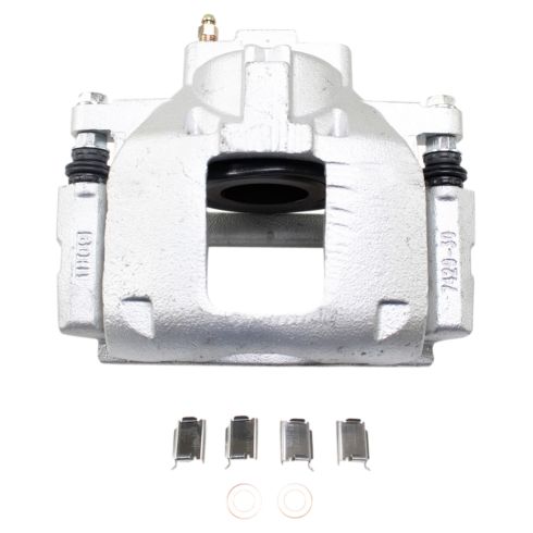 Dodge Ram VW Chrysler Front Ceramic Premium G-Coated Brake Pad & Rotor Kit with Calipers & Hoses TRQ Performance BKA33987 - Image 6