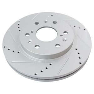 Chevrolet GMC Front Semi-Metallic Premium G-Coated Brake Pad & Rotor Kit with Calipers & Hoses TRQ Performance BKA34023