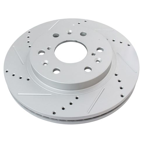 Chevrolet GMC Front Semi-Metallic Premium G-Coated Brake Pad & Rotor Kit with Calipers & Hoses TRQ Performance BKA34023