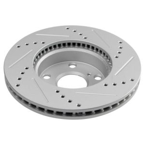 Toyota Tacoma Front Ceramic Premium G-Coated Brake Pad & Rotor Kit with Calipers & Hoses TRQ Performance BKA34028