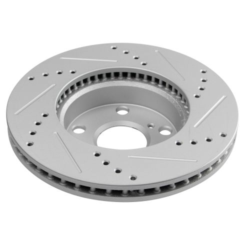 Toyota Tacoma Front Ceramic Premium G-Coated Brake Pad & Rotor Kit with Calipers & Hoses TRQ Performance BKA34028