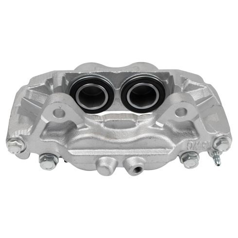 Toyota Tacoma Front Semi-Metallic Premium G-Coated Brake Pad & Rotor Kit with Calipers & Hoses TRQ Performance BKA34318