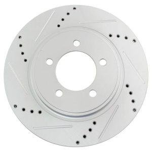 Ford Mercury Front & Rear Semi-Metallic Premium G-Coated Brake Pad & Rotor Kit TRQ Performance BKA35658
