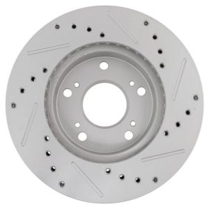 2002-06 Acura RSX Base Model Front & Rear Semi-Metallic Premium G-Coated Performance Brake Pad & Rotor Kit TRQ Performance BKA35664