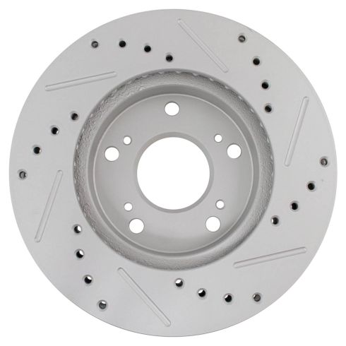 2002-06 Acura RSX Base Model Front & Rear Semi-Metallic Premium G-Coated Performance Brake Pad & Rotor Kit TRQ Performance BKA35664