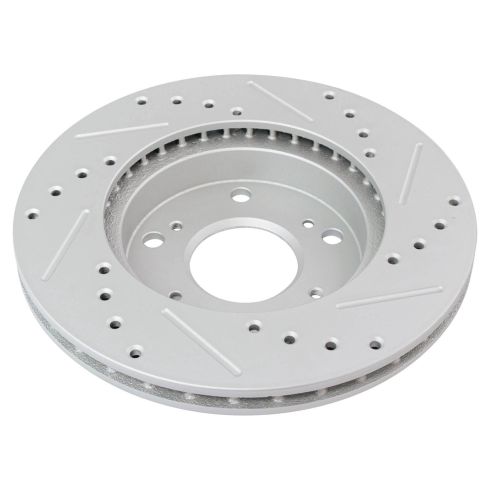 2002-06 Acura RSX Base Model Front & Rear Semi-Metallic Premium G-Coated Performance Brake Pad & Rotor Kit TRQ Performance BKA35664