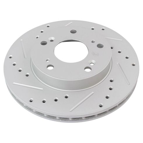 2002-06 Acura RSX Base Model Front & Rear Semi-Metallic Premium G-Coated Performance Brake Pad & Rotor Kit TRQ Performance BKA35664