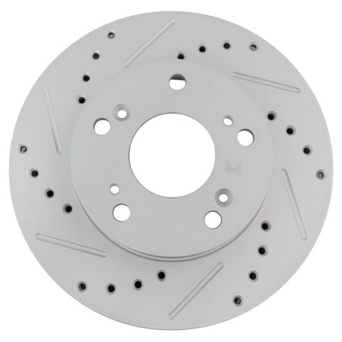 2002-06 Acura RSX Base Model Front & Rear Semi-Metallic Premium G-Coated Performance Brake Pad & Rotor Kit TRQ Performance BKA35664