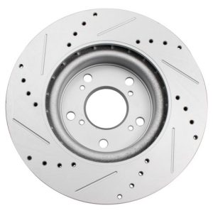 2012-16 Honda CR-V Front Wheel Drive Front & Rear Semi-Metallic Premium G-Coated Performance Brake Pad & Rotor Kit TRQ Performance BKA35671