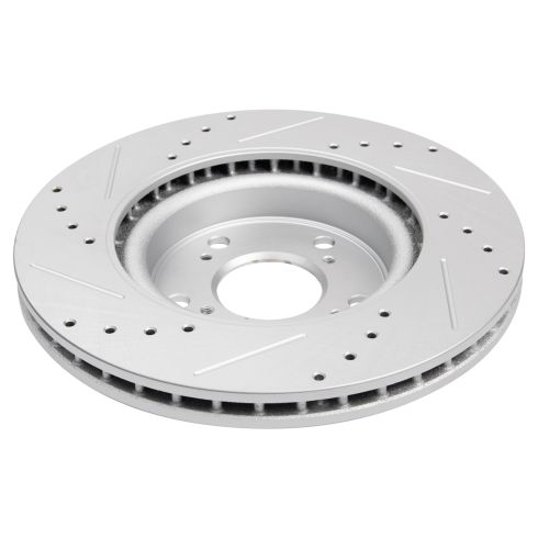 2012-16 Honda CR-V Front Wheel Drive Front & Rear Semi-Metallic Premium G-Coated Performance Brake Pad & Rotor Kit TRQ Performance BKA35671