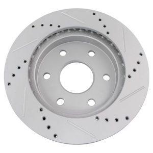 Chevrolet GMC Cadillac Front Semi-Metallic Premium G-Coated Brake Pad & Rotor Kit with Calipers TRQ Performance BKA35674