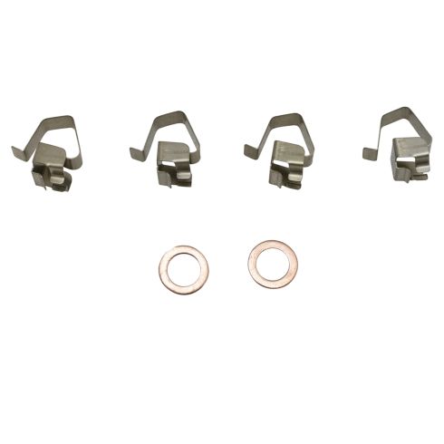 Dodge Ram 1500 Front Semi-Metallic Premium G-Coated Brake Pad & Rotor Kit with Calipers TRQ Performance BKA35725 - Image 3