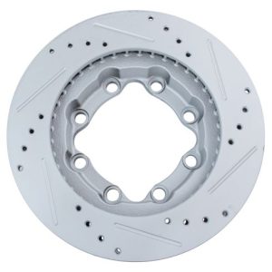 Chevrolet K2500 Suburban K1500 Front Semi-Metallic Premium G-Coated Brake Pad & Rotor Kit with Performance Calipers TRQ Performance BKA35753